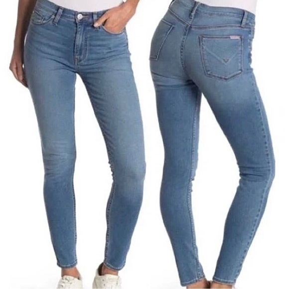 Hudson Blair High Rise Super Skinny Ankle Jean - Picture 1 of 15
